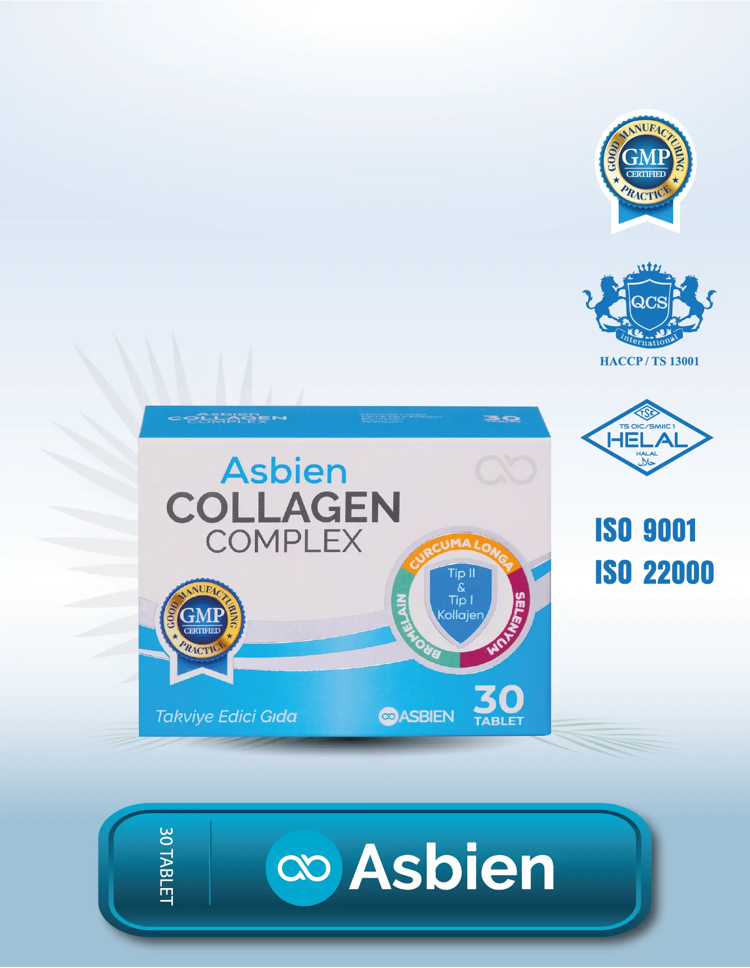Collagen (Kolajen) Complex Tip 1, Tip 2 - 30 Tablet